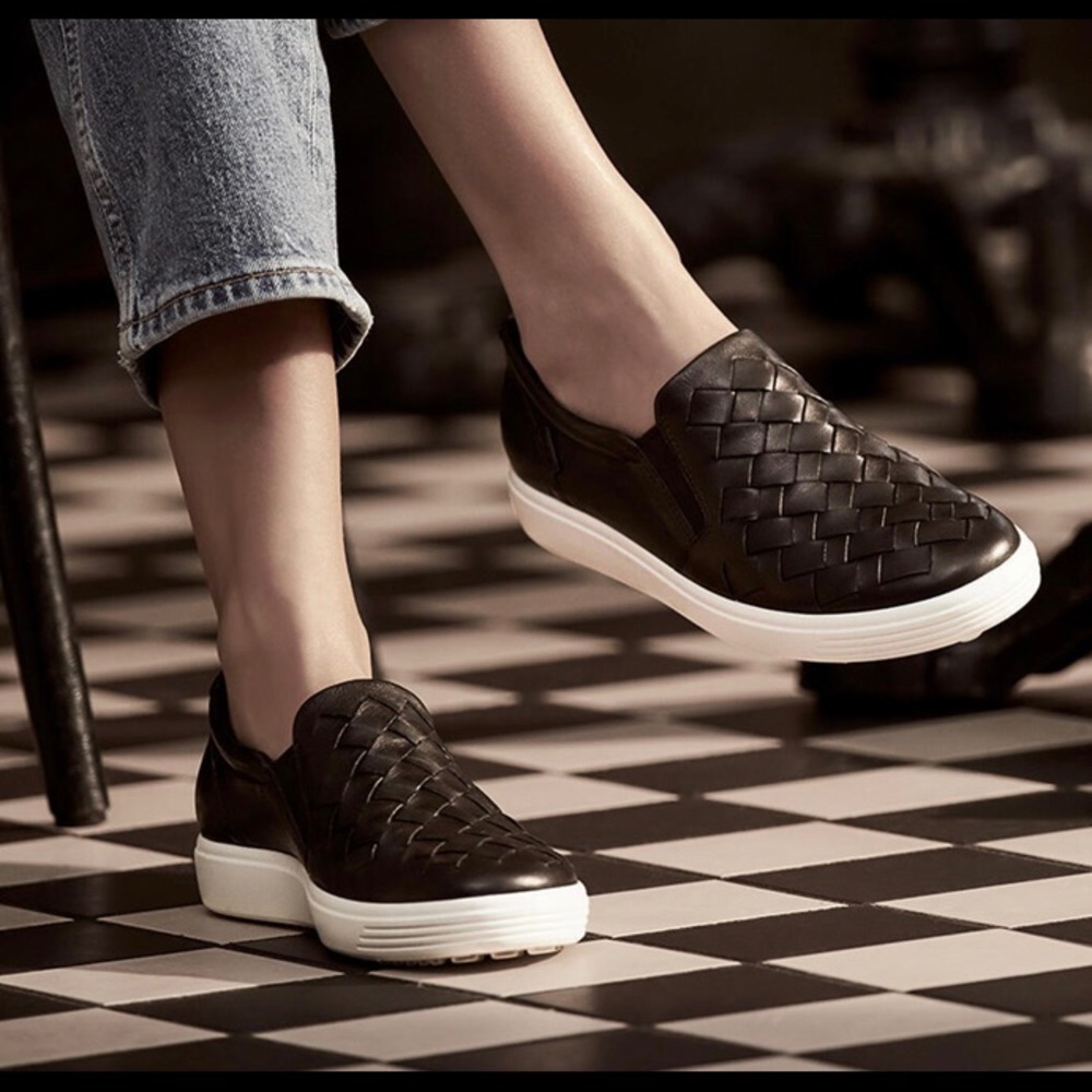 ECCO WOMENS SOFT 7 WOVEN loafers